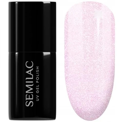 Abbildung von Semilac UV Nagellack Hybrid 390 Spark of Bare Love 7ml Kollektion is in the nails
