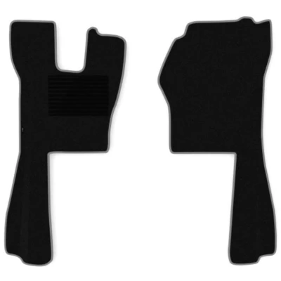 Abbildung von F CORE MT16 GRAY Fußmattensatz Textil vorne 2 grau