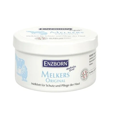Abbildung von ENZBORN® MELKERS ORIGINAL Melkfett Auch für raue Hände Intensive Feuchtigkeitspflege Mit echter Kuhmilch Wertvolle Nährstoffe 250 ml
