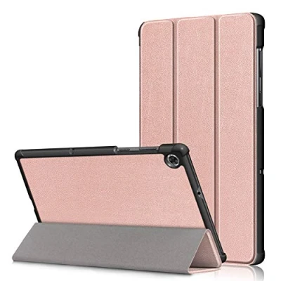 Abbildung von XITODA Hülle für Lenovo Tab M10 FHD Plus TB X606F/TB X606X,PU Leder Tasche Schutzhülle Case 10,3 Zoll Tablet mit Stand Funktion,roségold