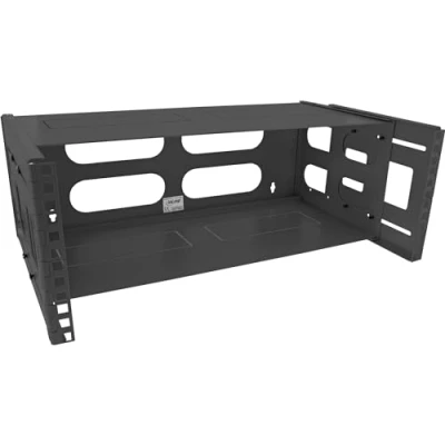 Abbildung von InLine® 19&quot; Rack zur Wandmontage, 4HE, 24 40cm Tiefe, mit Abdeckung, schwarz