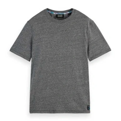 Abbildung von Scotch &amp; Soda Regular FIT Melange Tshirt basic, Herren, Größe: Medium, Grau
