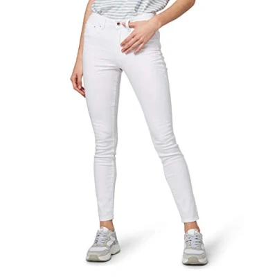 Abbildung von TOM TAILOR Denim Damen Nela Extra Skinny Jeans 1008865, 10101 White Denim, 30