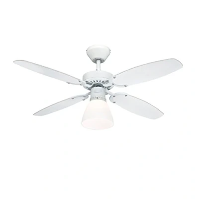 Abbildung von Westinghouse Capitol Deckenventilator White Finish With Reversible White/Beech Blades