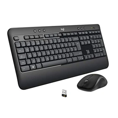 Abbildung von Logitech MK540 Advanced Kabellose Tastatur und Maus Combo für Windows, Skandinavisches QWERTY Layout Schwarz