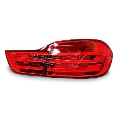 Abbildung von Rückleuchten Folie Set Aufkleber Tönungsfolie Heckleuchten passgenau zugeschnitten Auto Rücklichter (Red (C043))