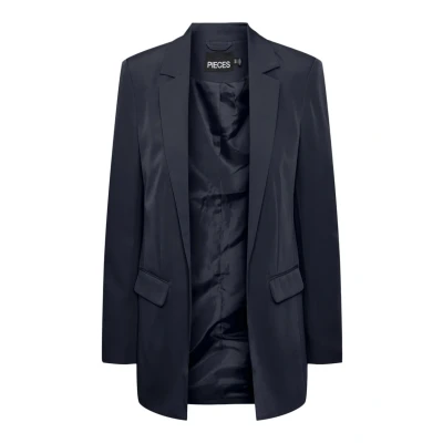 Abbildung von Pieces Pcbozzy Loose Blazer, Damen, Größe: XS, Sky captain