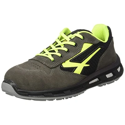 Abbildung von U Power Red Lion® Yellow, Sicherheitsschuhe aus Leder, leichte, durchtrittsichere Unisex Turnschuhe, Bastsohle, Infinergy Einsatz, mit Aluminium Zehenkappen Yellow 46