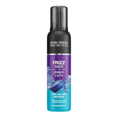 Abbildung von JOHN FRIEDA Frizz Ease Frisierschaum für Locken, ideal 200 ml, Modell zufällig