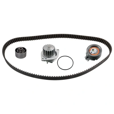 Abbildung von FEBI BILSTEIN 45109 Wasserpumpe + Zahnriemensatz mit 134 PEUGEOT: 206 Hatchback, 207 SW, 307 CITROËN: C3 I Hatchback