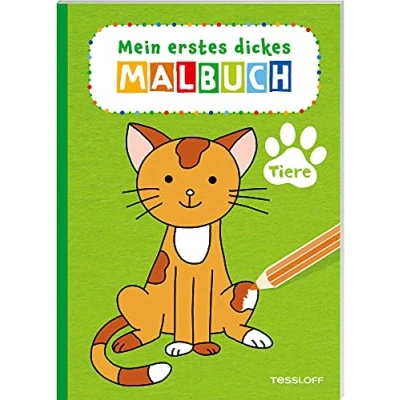 Abbildung von Mein erstes dickes Malbuch. Tiere: Erster Malspaß ab 3 Jahren (Mal und Rätselbücher)