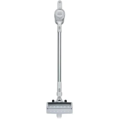 Abbildung von Hisense HVC6133W, kabelloser elektrischer Besen, 2 in 1, beutelloser Staubsauger, Akku 21,6 V, Geräuschpegel 78 dB, Absorption 135 W, LED Leuchten vorne, motorisierte Bürste
