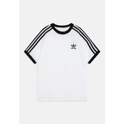 Abbildung von adidas Originals TEE Unisex Tshirt print für Kinder, Größe: 128, White