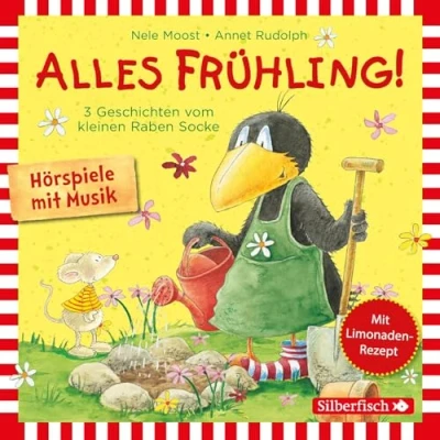 Abbildung von Alles Frühling!: Freunde!, wächst!, gefärbt! (Der kleine Rabe Socke): Drei Geschichten vom kleinen Raben Socke: 1 CD