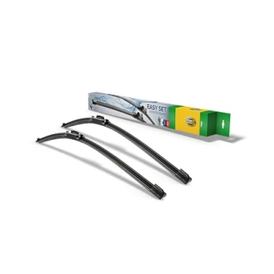 Abbildung von Scheibenwischer Hella Easy Set Oe 9XW 358 164 081 vorne Flachbalkenwischblatt AUDI: A5 B8 Sportback, A4 Avant, Q5, BMW: X5, X6
