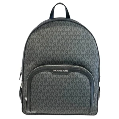 Abbildung von Michael Kors Jaycee Logo Backpack (Black)