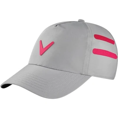 Abbildung von Callaway Golf Damen Opti Vent Cap, Silver/Pink