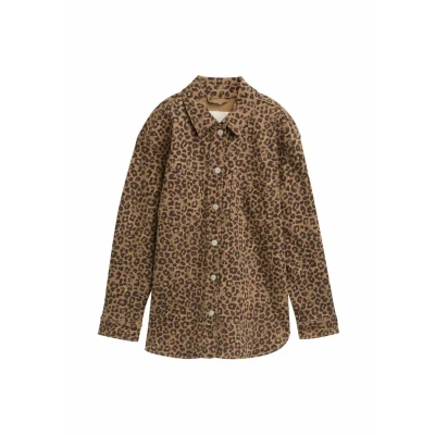 Abbildung von TOM Tailor Denim MIT Leoprint Leichte Jacke, Damen, Größe: XS, Brown/black leo