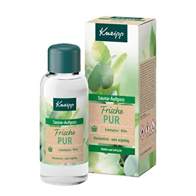 Abbildung von Kneipp Sauna Aufguss Frische PUR enthält ätherisches Eukalyptus Öl in bewährter Qualität &amp; Auszüge von Birke 100ml
