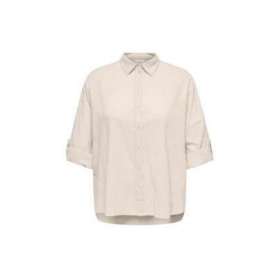 Abbildung von ONLY CARMAKOMA Langarmbluse »CARTIZANA COTTON L/S SHIRT WVN NOOS«