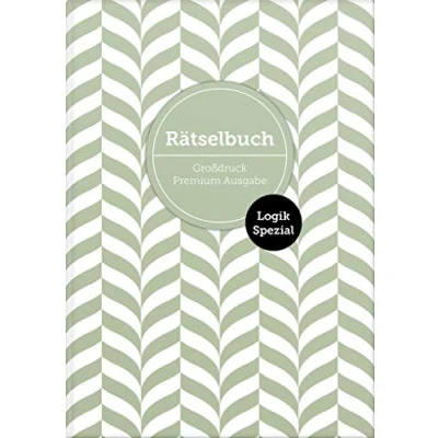 Abbildung von Deluxe Rätselbuch &quot;Logik Spezial&quot; mit 140 Logik Rätseln. XL in Premium Ausgabe für ältere Leute, Senioren, Erwachsene und Rentner ... etc. leicht, mittel schwer