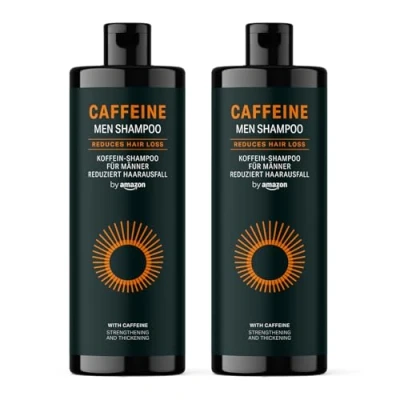 Abbildung von by Amazon Herrenshampoo mit Koffein, 2 x 400 ml