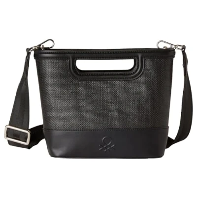 Abbildung von United Colors of Benetton Damen Borsa 67o1dy07q Tasche, Schwarz