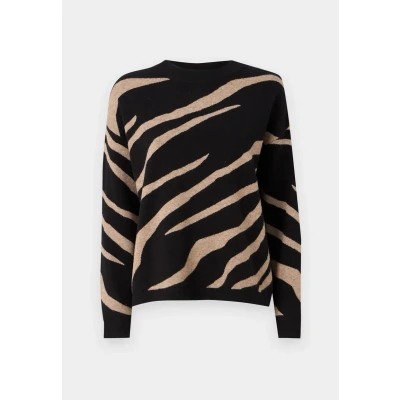 Abbildung von Object AOP NOOS Strickpullover black, Damen, Größe: XS, Black