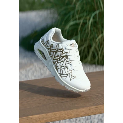 Abbildung von Skechers Damen UNO Golden Heart Sneaker, weiß, 38 EU