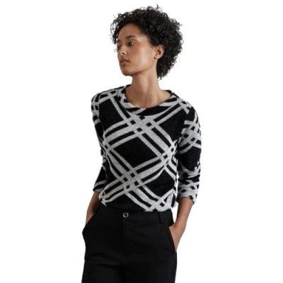 Abbildung von Street One Langarmshirt, Damen, Größe: 40, Schwarz