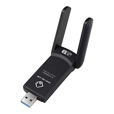 Abbildung von GigaBlue Ultra 1200Mbps W LAN 2.4 &amp; 5 GHz USB 3.0 WiFi Dual Band Adapter 5GHz+2.4GHz 2x5 dBi High Speed 802.11ac Wireless Netzwerk Empfänger für Windows/Mac OS/Linux