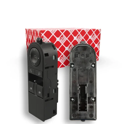 Abbildung von FEBI BILSTEIN 108229 Schalter, Fensterheber Türverkleidung, fahrerseitig OPEL: Astra H Hatchback, Caravan, Zafira B