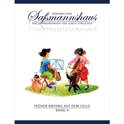 Abbildung von Früher Anfang auf dem Cello, Band 4 Duospiel in allen Lagen . Spielpartitur. Bärenreiters Saßmannshaus: Lagen. Die Celloschule für ... Schulen des 19. und frühen 20. Jahrhunderts