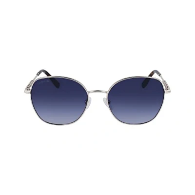 Abbildung von Lacoste Women&#039;s Sunglasses L257S Shiny Gold with Gradient Blue Lens