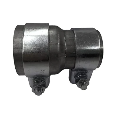 Abbildung von Rohr Reduzierstück Auspuff Adapter inkl. 2 Befestigung Schellen Breitbandschelle Reduzierverbinder Reduzierung Verbindungsstück Rohrreduzierung Rohrverbinder (Ø 42 mm auf Ø 45 mm)