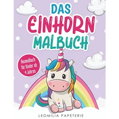 Abbildung von Das EINHORN MALBUCH: Ausmalbuch für Kinder ab 4 Jahren