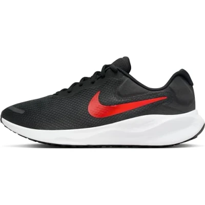 Abbildung von Nike Performance Revolution 7 Laufschuh Straße, Herren, Größe: 44, Black/universal red/white Schuhe