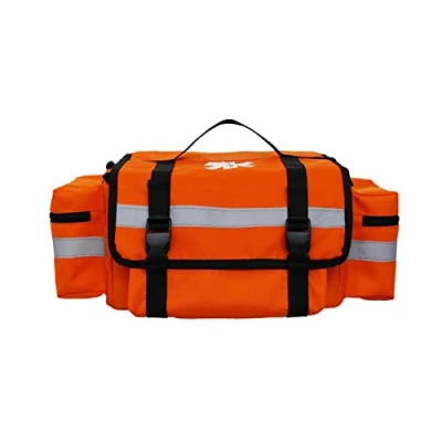 Abbildung von 3DTengkit Professionelle Erste Hilfe Tasche, medizinische Trauma Tasche mit reflektierender, große Kapazität Tasche(nur Tasche) (Orange)