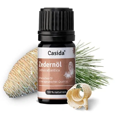 Abbildung von Zedernöl Naturrein Ätherisches Öl Therapeutische Qualität Zedern für Aromatherapie, Aromadiffuser Aus der Apotheke 5 ml