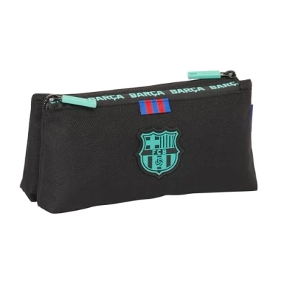 Abbildung von F.C. Barcelona 3. Team: Kulturtasche für Kinder, mit einfachem Reißverschluss, ideal Kinder verschiedener Altersgruppen, bequem und vielseitig, Qualität Widerstandsfähigkeit, 22 x 8 10 cm,