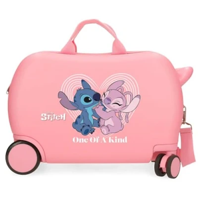 Abbildung von Disney Starrer Kinderkoffer, seitlicher Kombinationsverschluss, 4 Räder, Handgepäck aus ABS, einem Starren und leichten Material., One of A Kind, Kinderkoffer