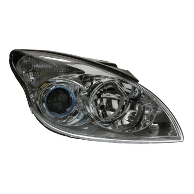 Abbildung von ABAKUS 221 1146R LD EM Scheinwerfer rechts H1, H7 mit Blinklicht für Rechtsverkehr ohne Elektromotor P14.5s, PX26d HYUNDAI: i30 I Hatchback
