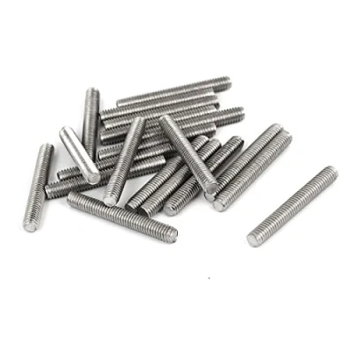 Abbildung von sourcing map 20Stk. 304 Edelstahl volle Gewindestange Stehbolzen Befestigungen M4 x 30mm de
