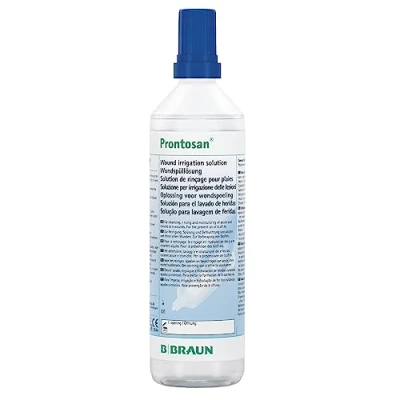 Abbildung von Prontosan Wundspüllösung I Reinigung, Spülung und Befeuchtung von akuten, chronischen infizierten Hautwunden sowie Verbrennungen 350ml Spritzflasche