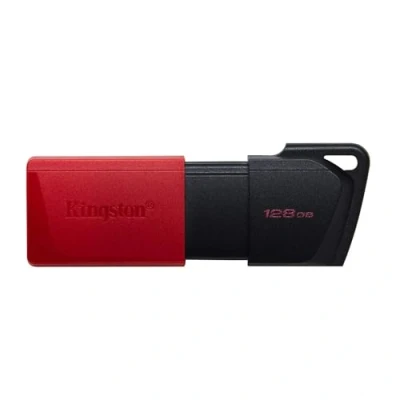Abbildung von Kingston DataTraveler Exodia M USB Stick 3.2 Gen 1 DTXM/128GB mit beweglicher Kappe (Schwarz + Rot)