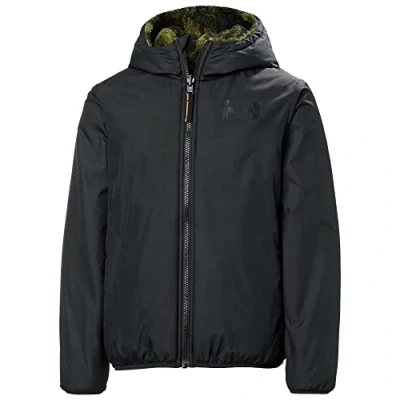 Abbildung von Helly Hansen JR Champ Reversible Unisex Fleecejacke für Kinder, Größe: 140, Black