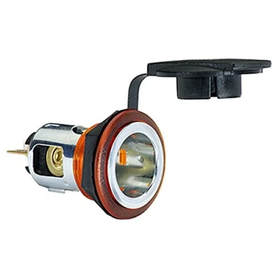 Abbildung von HELLA Steckdose 12V / 24V geschraubt Stecker: Flachstecker rot 8JB 008 023 051