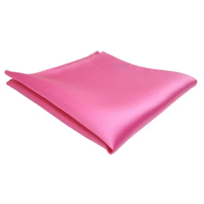 Abbildung von TigerTie Designer Einstecktuch in rosa pink einfarbig uni