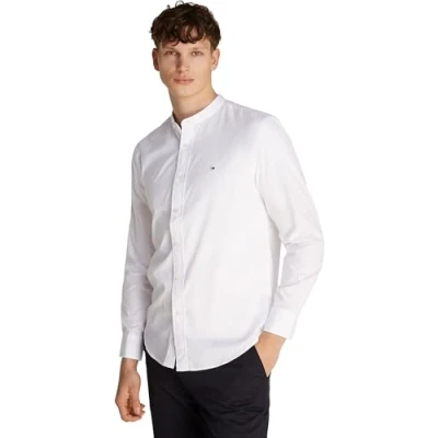 Abbildung von Tommy Hilfiger FLEX Solid Shirt Hemd, Herren, Größe: XS, White