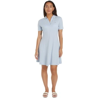 Abbildung von Tommy Hilfiger Freizeitkleid, Damen, Größe: Large, Breezy blue
